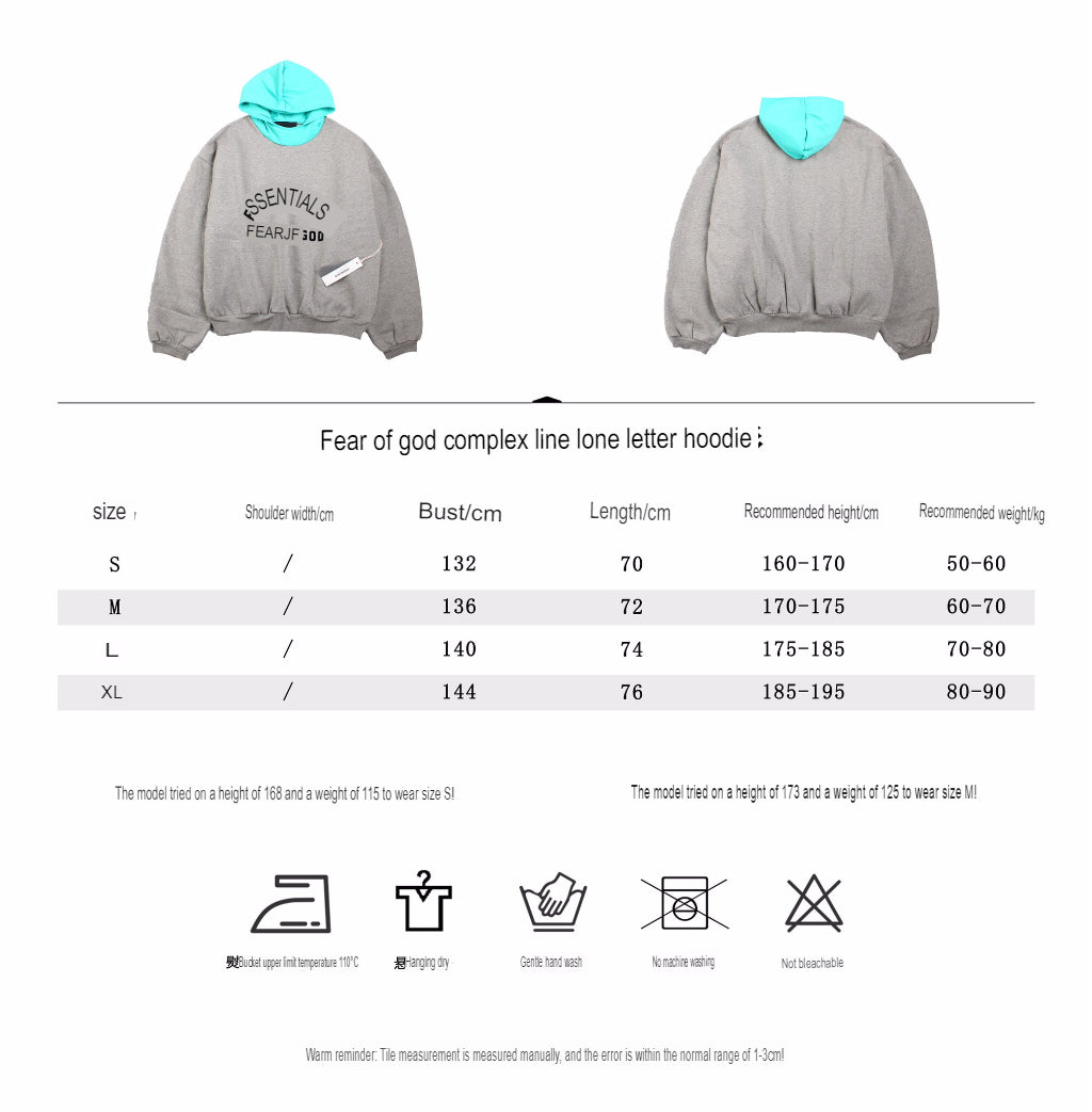 Fear of God Essentials Hoodie - Grey - Vanté®