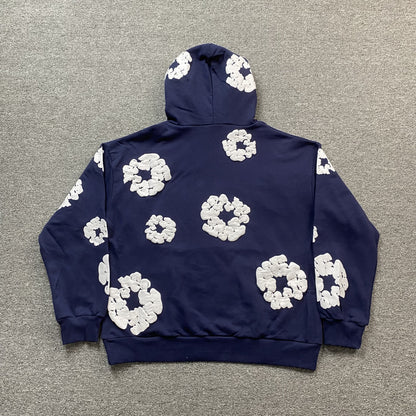 DENIM TEARS COTTON WREATH HOODIE NAVY - Vanté®