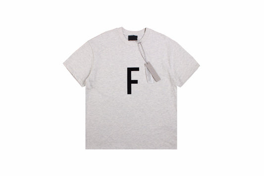 Fear of God Letter F T-Shirt (Light Grey) - Vanté®
