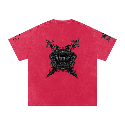 Snow Washed Oversized Cotton T-Shirt ODMPOD