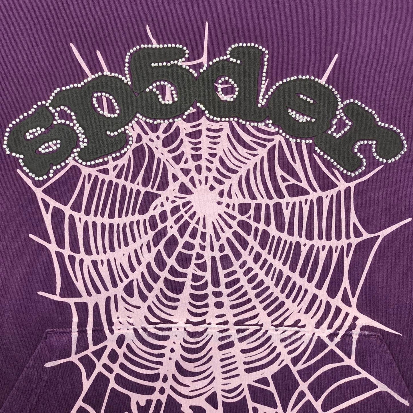 SP5DER WEB HOODIE PURPLE - Vanté®