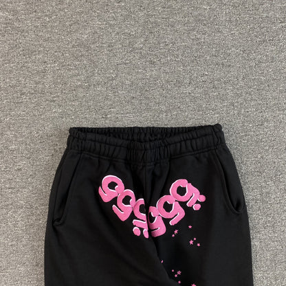 SP5DER ANGEL NUMBER SWEATPANTS BLACK - Vanté®