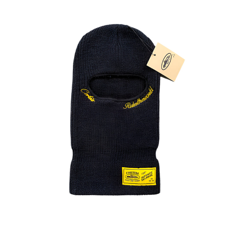 CORTEIZ KNIT BALACLAVA BLACK YELLOW - Vanté®