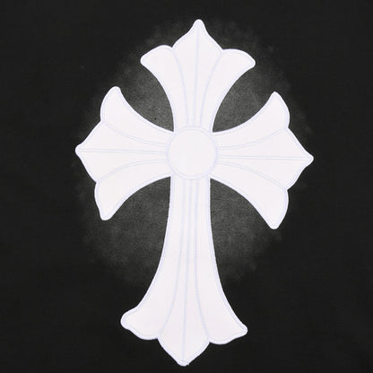 CHROME HEARTS WHITE CROSS T-SHIRT BLACK - Vanté®