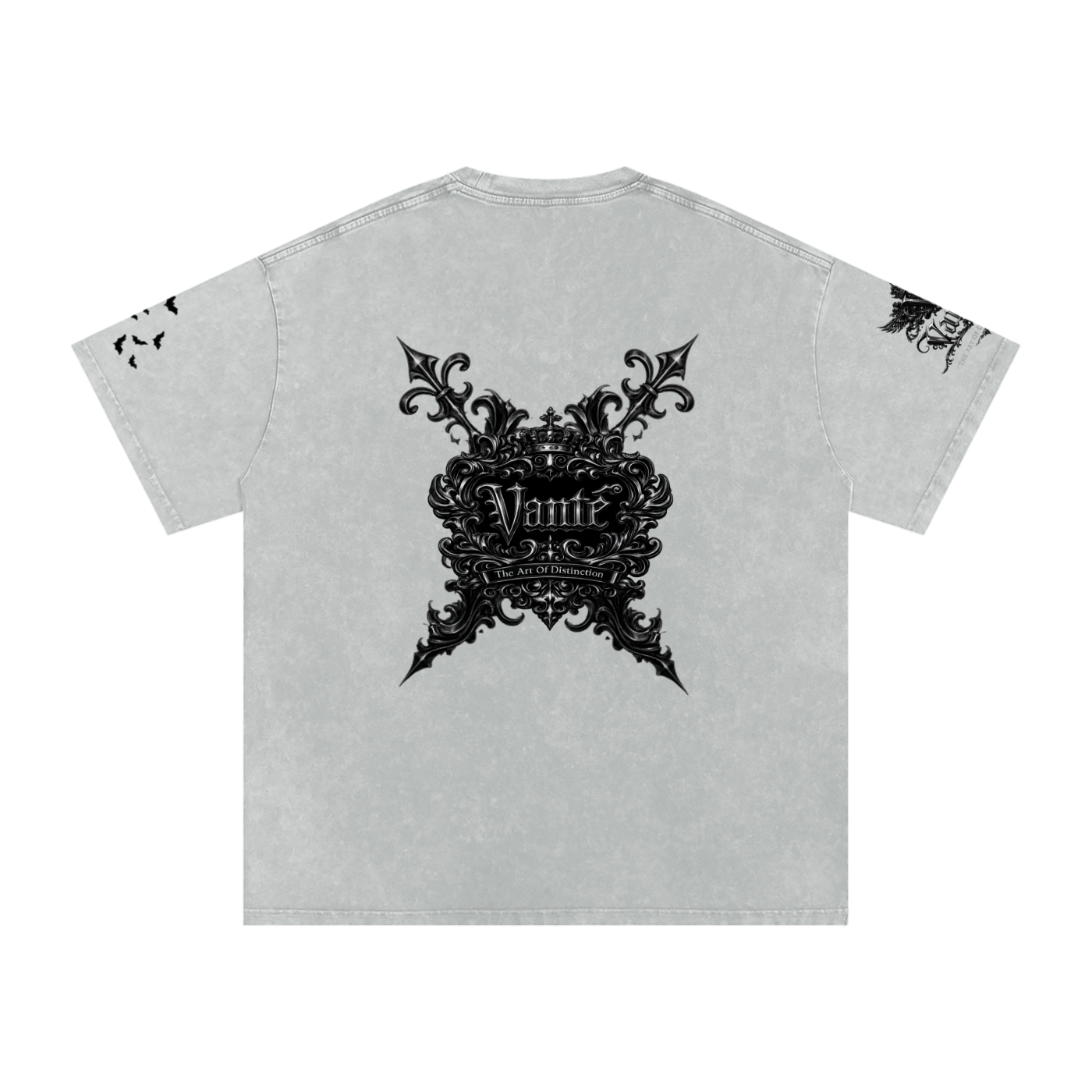 Snow Washed Oversized Cotton T-Shirt ODMPOD