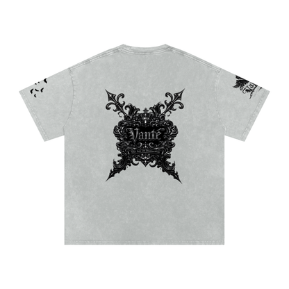 Snow Washed Oversized Cotton T-Shirt ODMPOD