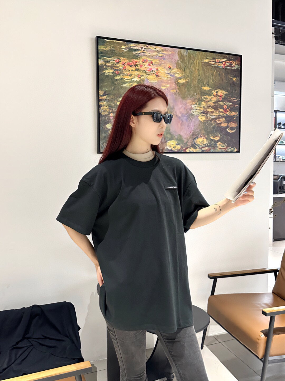 Fear of God Essentials Logo T-Shirt - Black - Vanté®