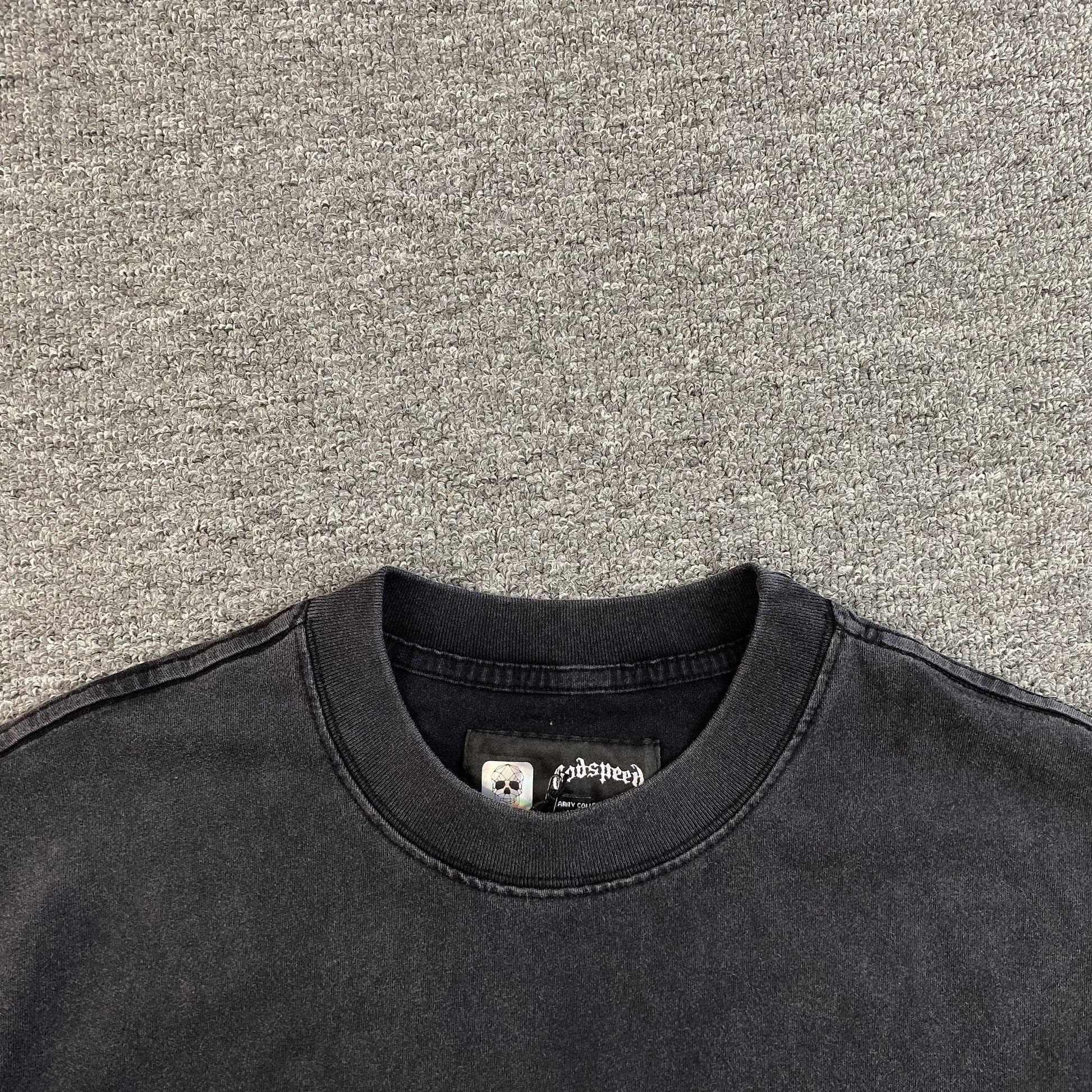 GODSPEED AMIGOS T-SHIRT WASHED BLACK - Vanté®