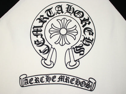 CHROME HEARTS HORSE SHOE LOGO LONGSLEEVE WHITE BLACK - Vanté®