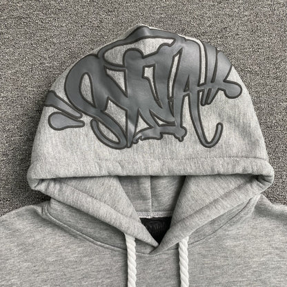 SYNA WORLD HOOD LOGO HOODIE GREY - Vanté®