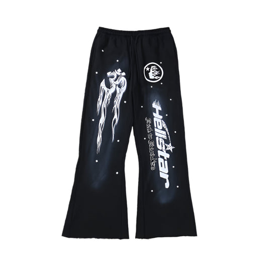Hellstar "Path To Paradise" Black Sweatpants netstar