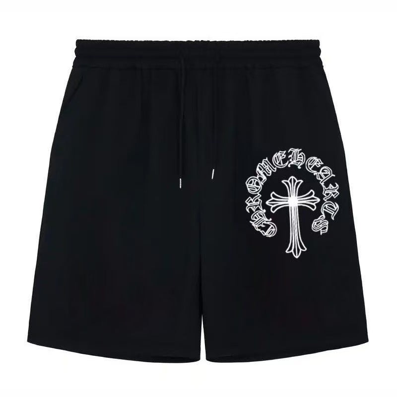 CHROME HEARTS PAINT DRIP SHORTS BLACK - Vanté®