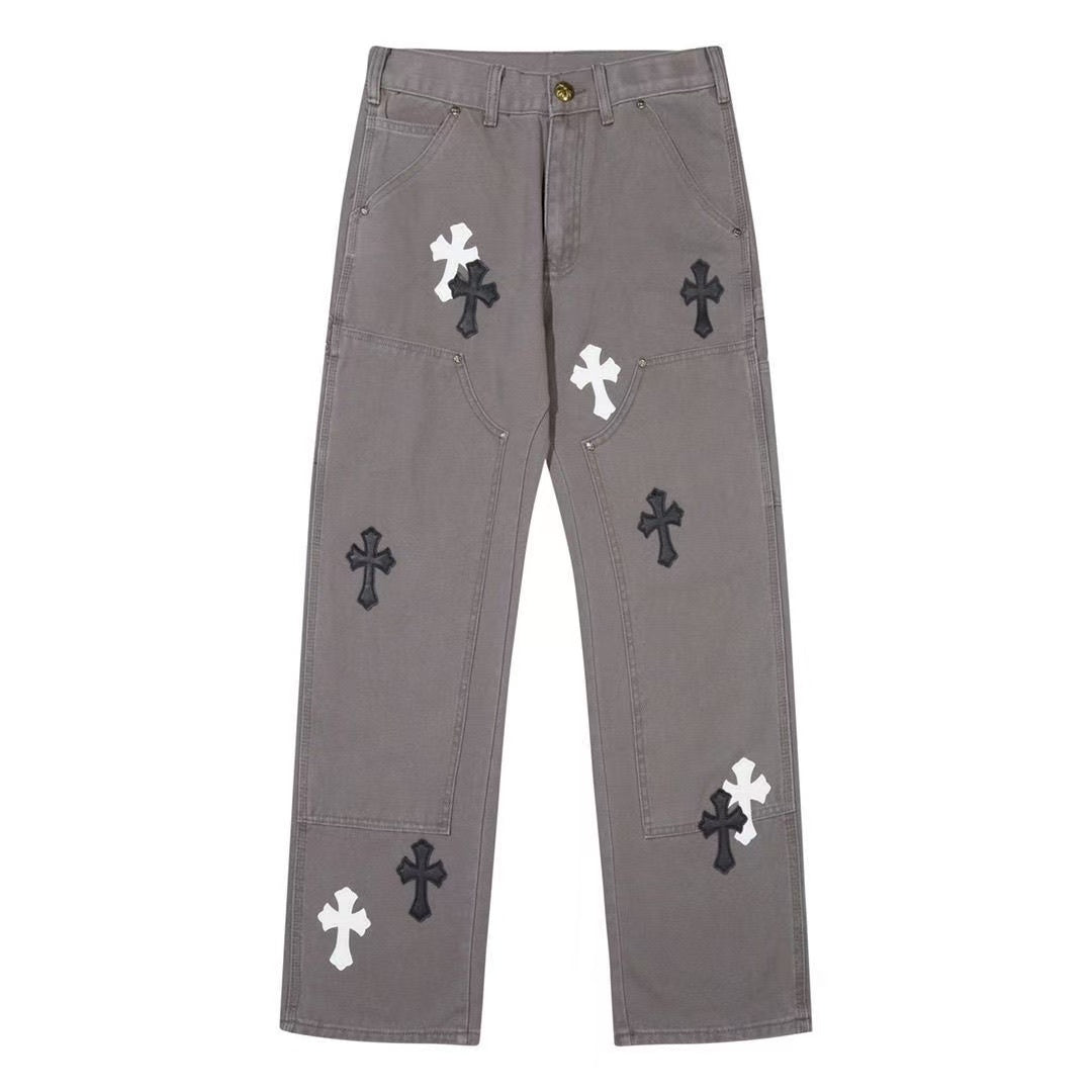 CHROME HEARTS JEANS BROWN - Vanté®