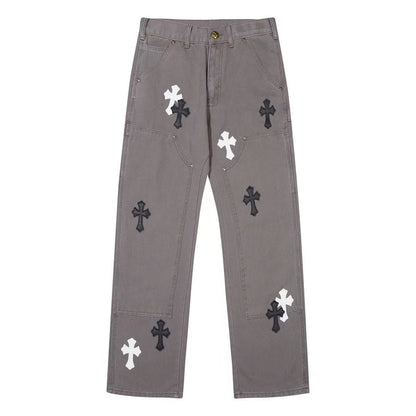 CHROME HEARTS JEANS BROWN - Vanté®