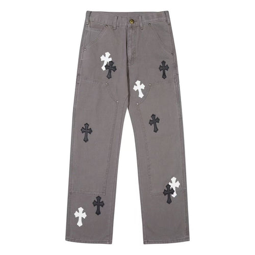 CHROME HEARTS JEANS BROWN - Vanté®