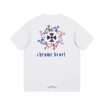 CHROME HEARTS LOGO COLLAR T-SHIRT WHITE - Vanté®