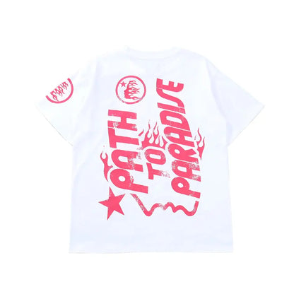 Hellstar "Path To Paradise" White T-Shirts netstar