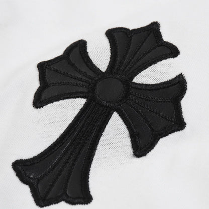 CHROME HEARTS BLACK CROSS T-SHIRT WHITE - Vanté®