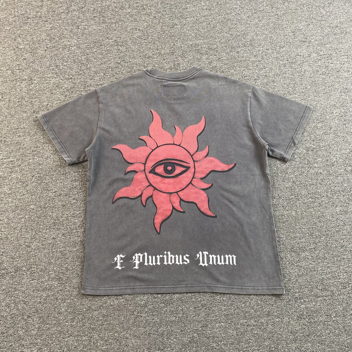GODSPEED E PLURIBUS UNUM T-SHIRT WASHED GREY - Vanté®
