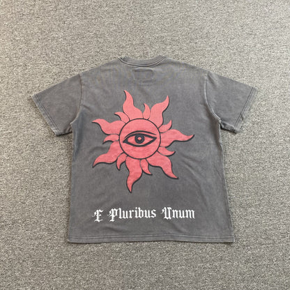 GODSPEED E PLURIBUS UNUM T-SHIRT WASHED GREY - Vanté®