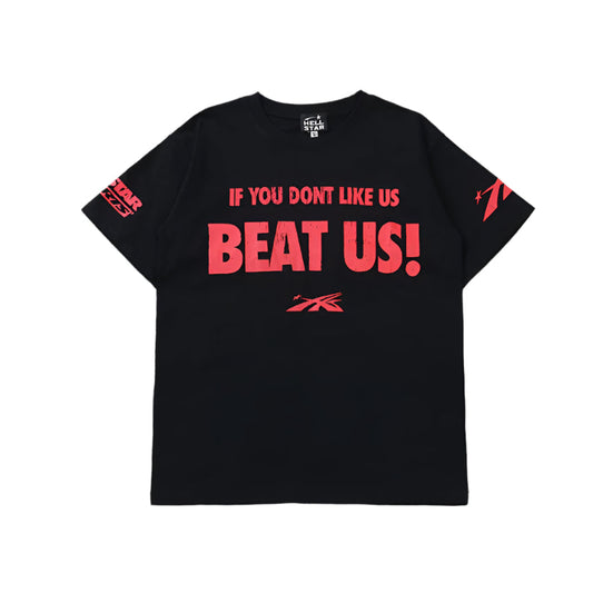 Hellstar "Beat Us" Black T-Shirts netstar