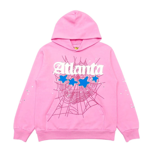 SP5DER ATLANTA HOODIE PINK - Vanté®