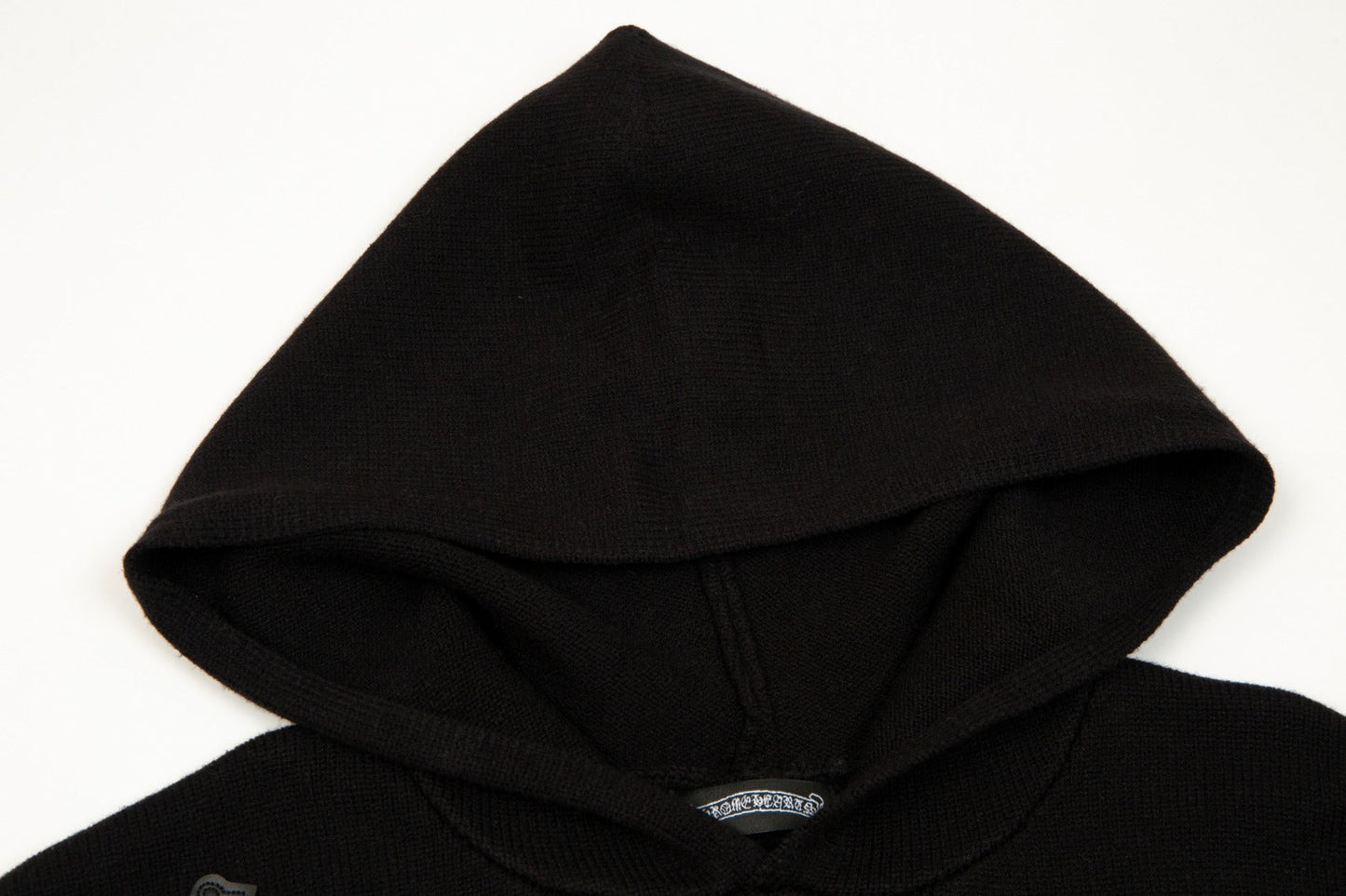 CHROME HEARTS BLACK CROSS PATCH HOODIE BLACK - Vanté®