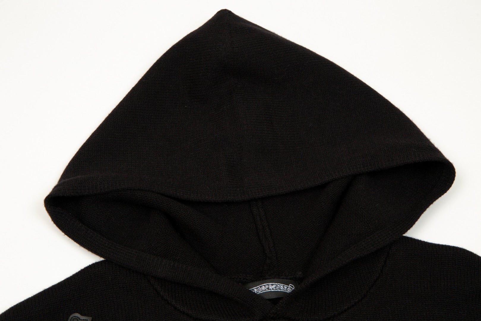 CHROME HEARTS BLACK CROSS PATCH HOODIE BLACK - Vanté®