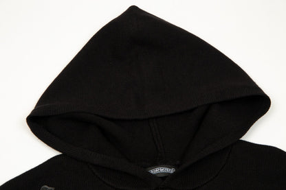 CHROME HEARTS BLACK CROSS PATCH HOODIE BLACK - Vanté®