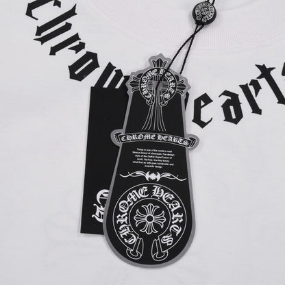 CHROME HEARTS LOGO COLLAR T-SHIRT WHITE - Vanté®