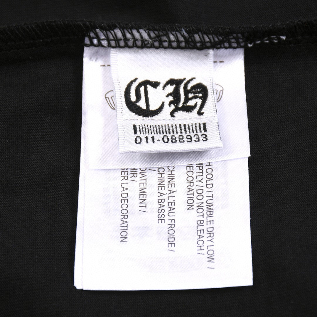 CHROME HEARTS WHITE CROSS T-SHIRT BLACK - Vanté®