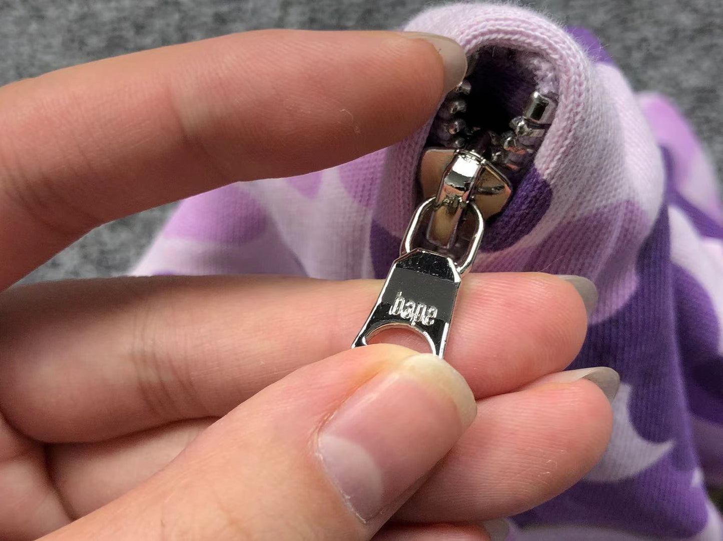 BAPE COLOR CAMO FULL ZIP HOODIE PURPLE - Vanté®