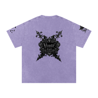 Snow Washed Oversized Cotton T-Shirt ODMPOD