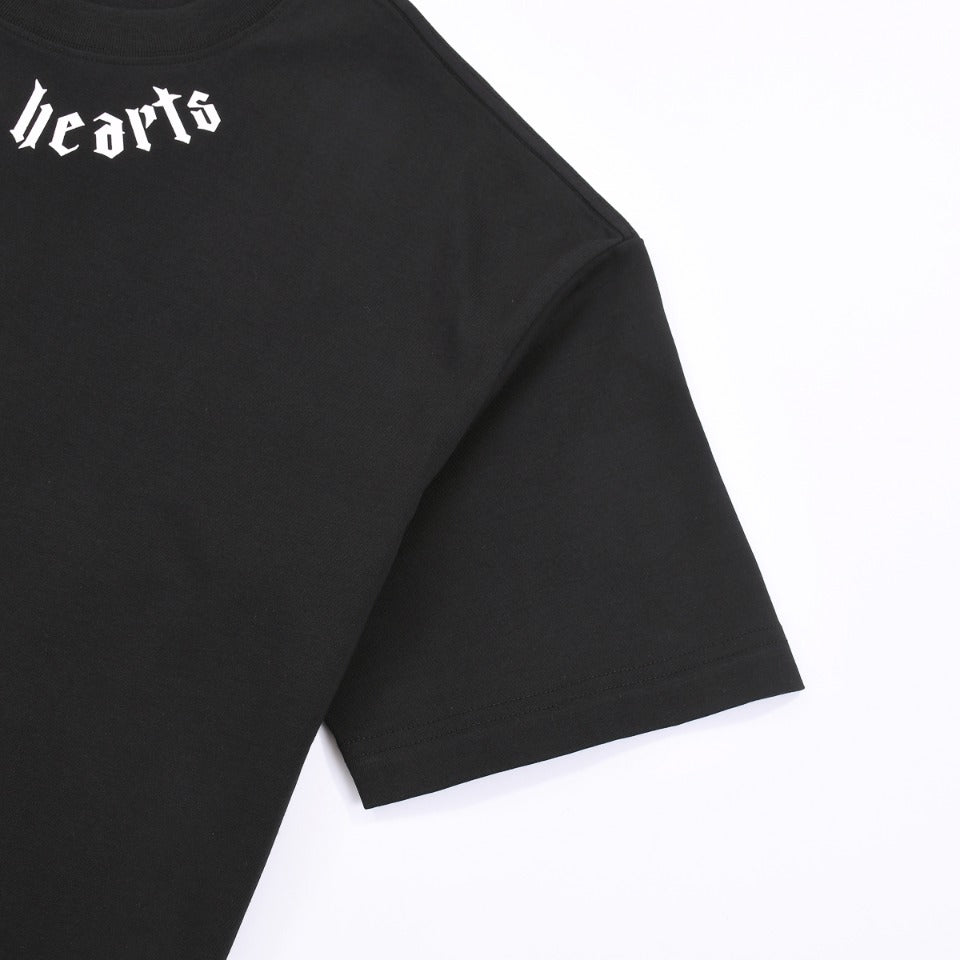 CHROME HEARTS LOGO COLLAR T-SHIRT BLACK - Vanté®
