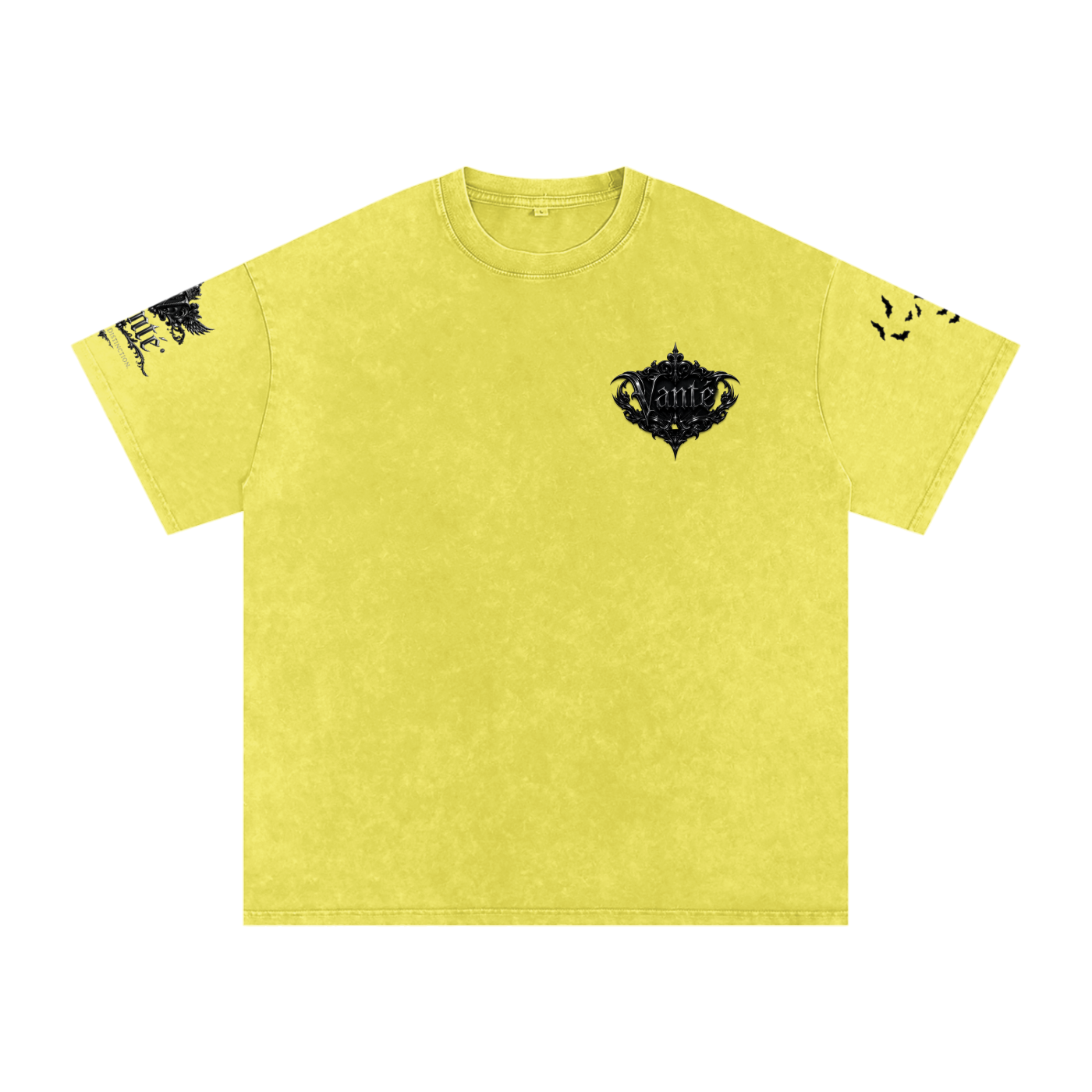 Snow Washed Oversized Cotton T-Shirt ODMPOD