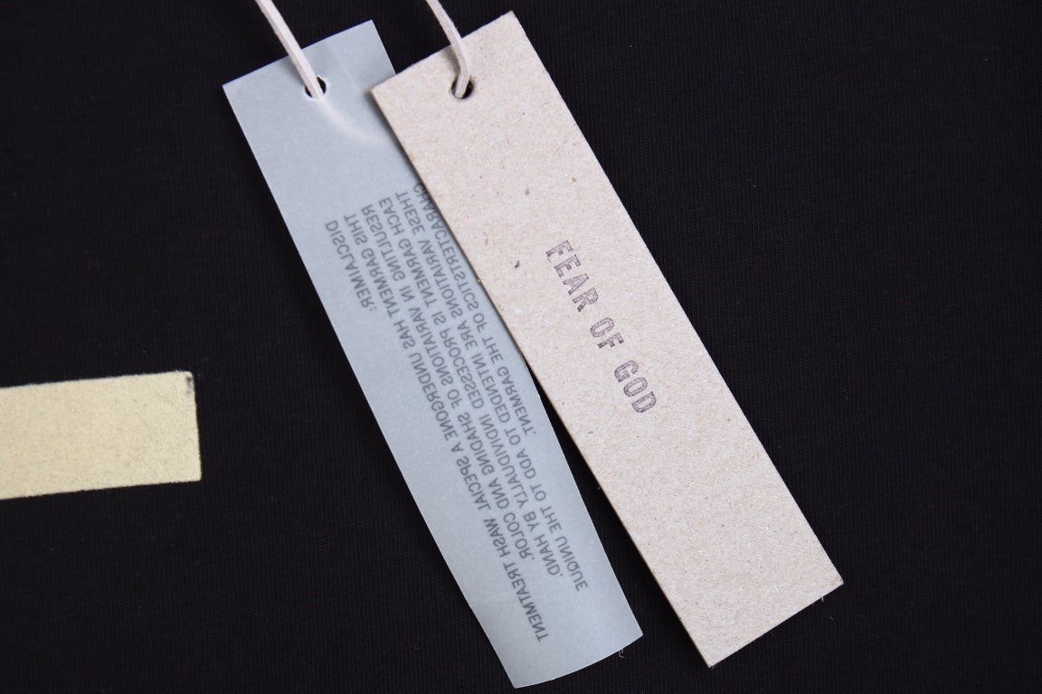Fear of God Letter F T-Shirt (Black) - Vanté®