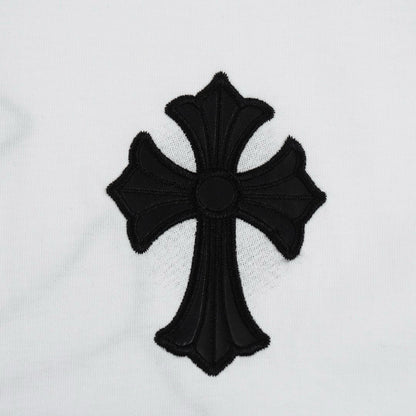 CHROME HEARTS BLACK CROSS T-SHIRT WHITE - Vanté®