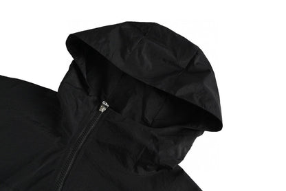 CHROME HEARTS ASYMMETRICAL ZIP HOODIE BLACK - Vanté®
