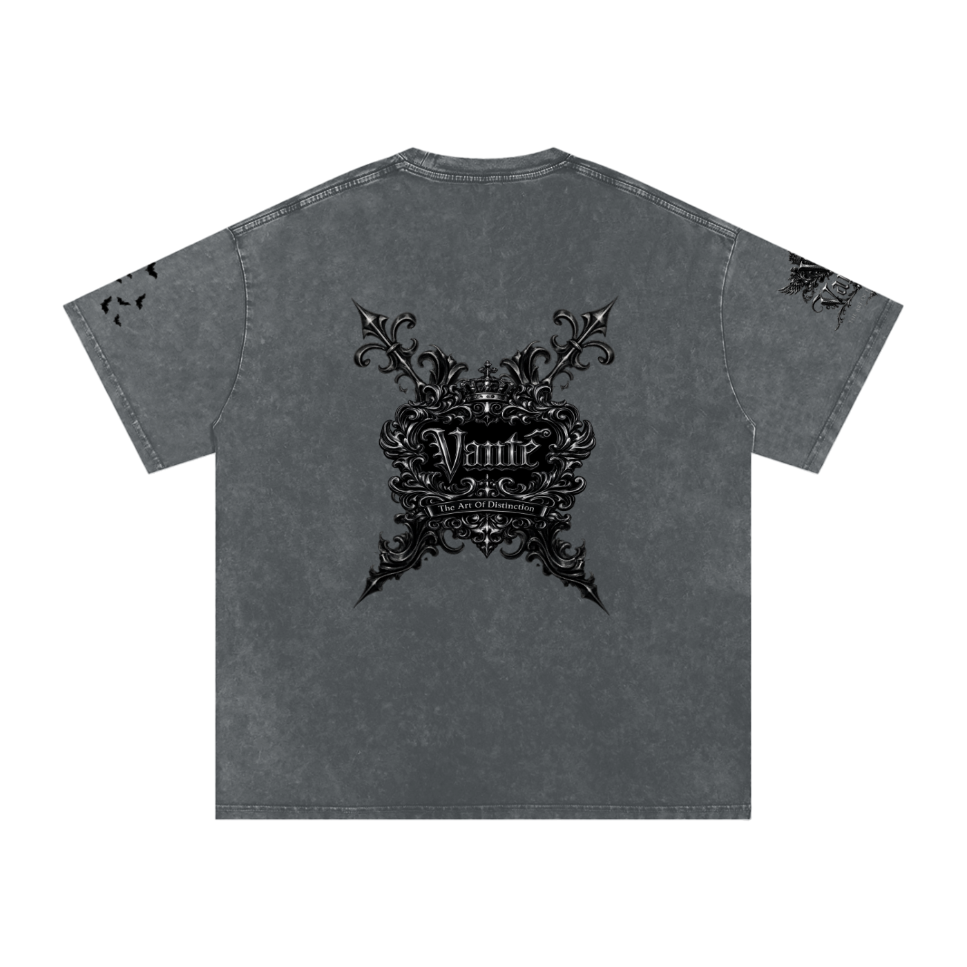 Snow Washed Oversized Cotton T-Shirt ODMPOD