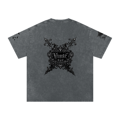 Snow Washed Oversized Cotton T-Shirt ODMPOD