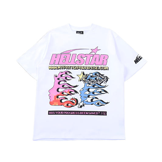 Hellstar "P2P" White T-Shirts netstar