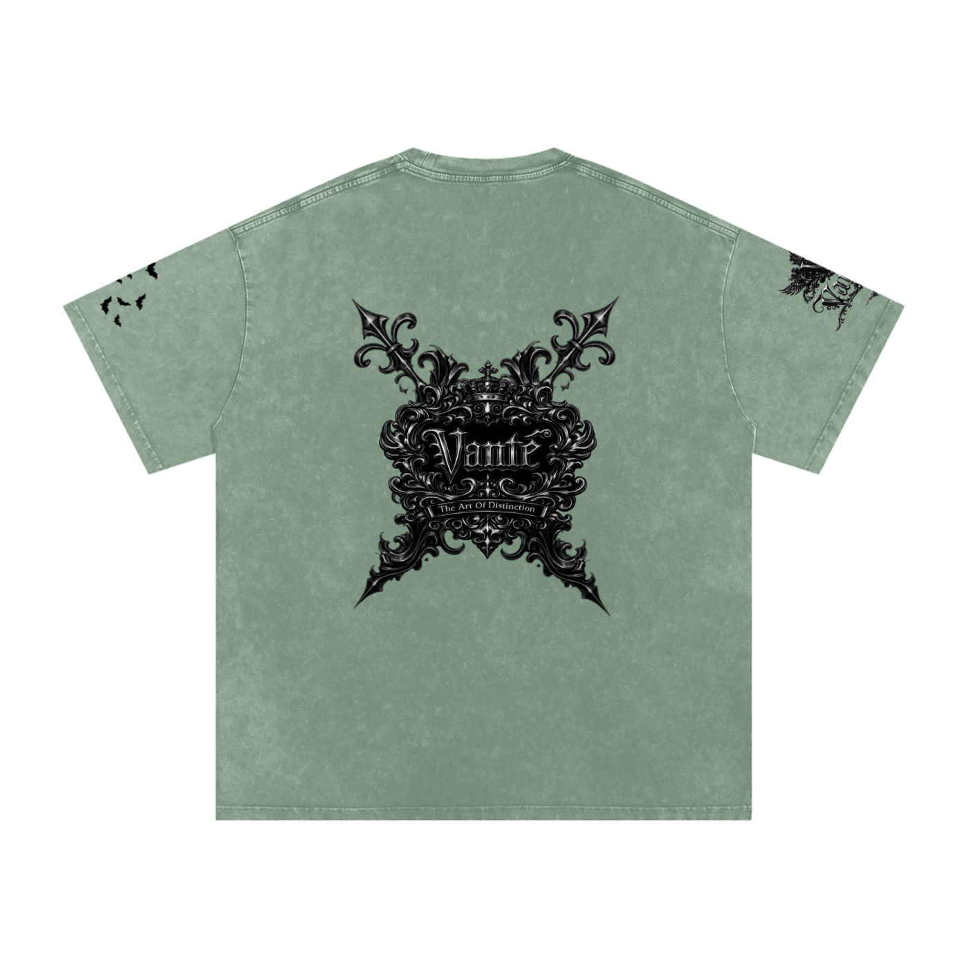 Snow Washed Oversized Cotton T-Shirt ODMPOD