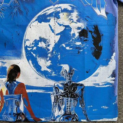 GODSPEED ARTIFICIAL LOVE T-SHIRT WASHED BLUE - Vanté®