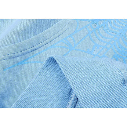 SP5DER WEB HOODIE SKY BLUE - Vanté®