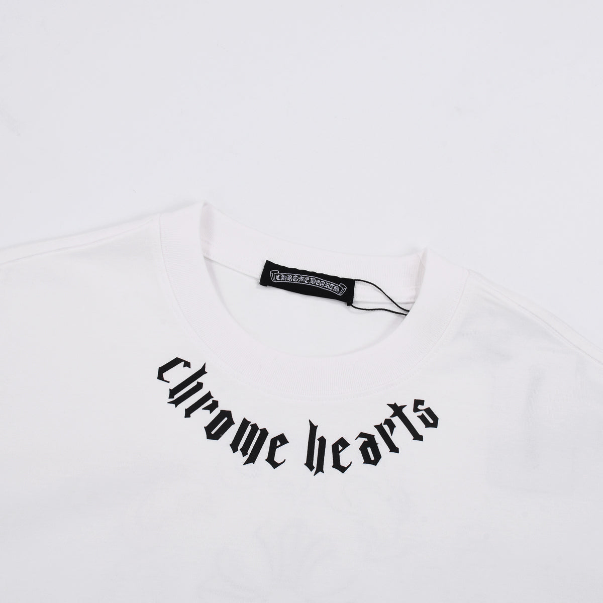CHROME HEARTS LOGO COLLAR T-SHIRT WHITE - Vanté®