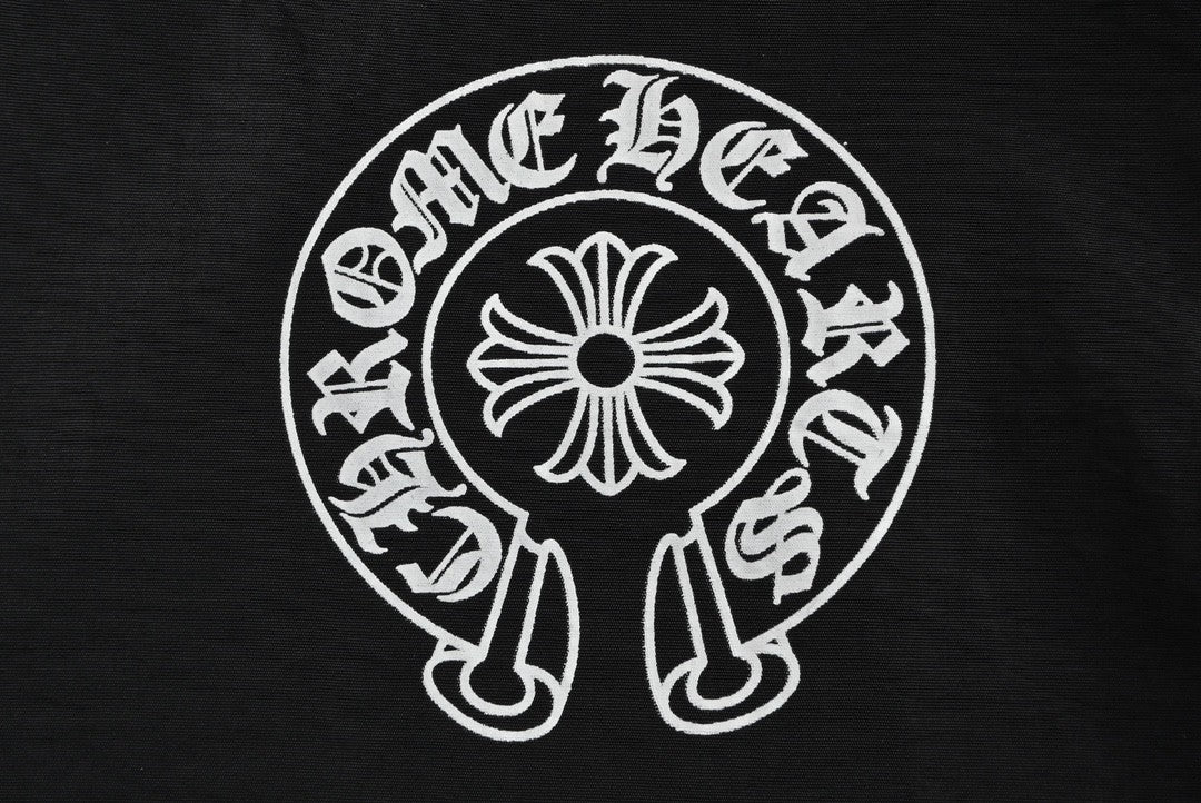 CHROME HEARTS ASYMMETRICAL ZIP HOODIE BLACK - Vanté®