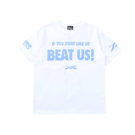 Hellstar "Beat Us" White T-Shirts netstar