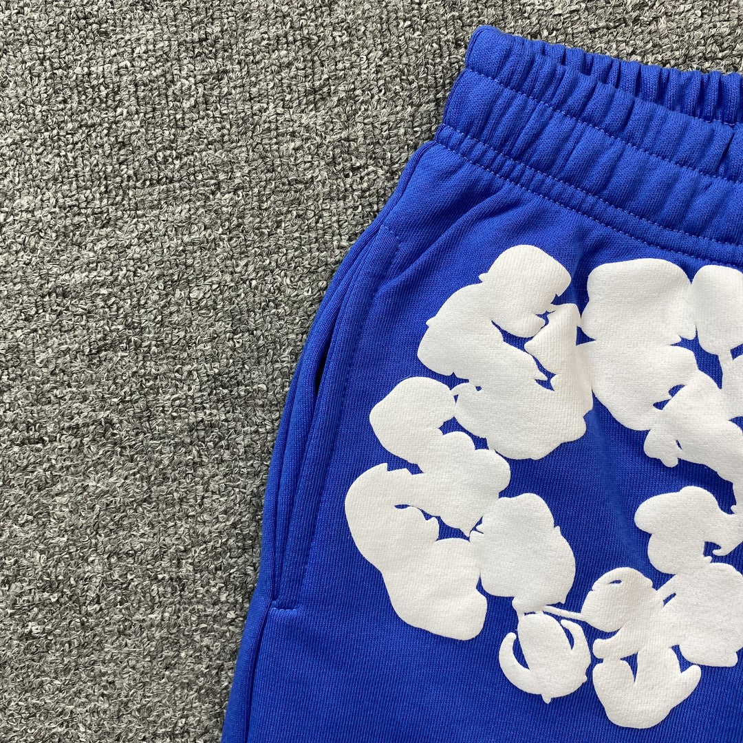 DENIM TEARS COTTON WREATH SHORTS DEEP BLUE - Vanté®