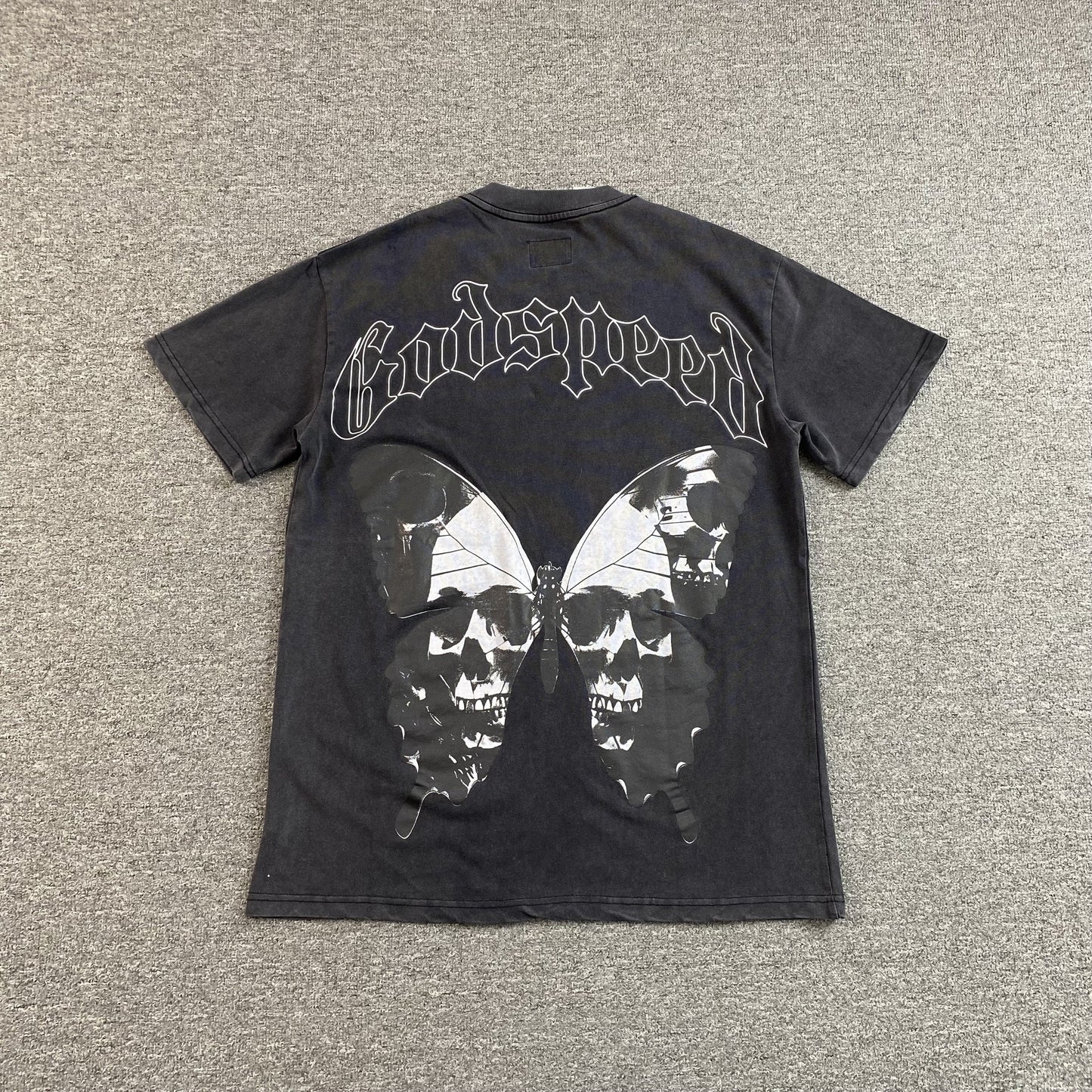 GODSPEED BUTTERFLY EFFECT T-SHIRT WASHED BLACK - Vanté®