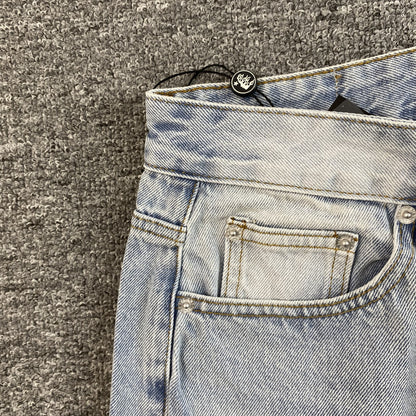 HELLSTAR BLACK FLAME JEANS WASHED BLUE - Vanté®